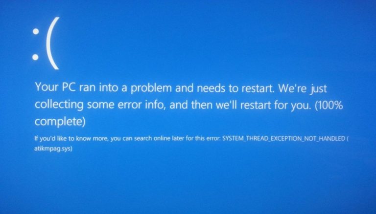 How To Fix Atikmdag.sys BSOD Error On Windows 10, 8 And 7