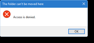 Folder access denied Windows 10