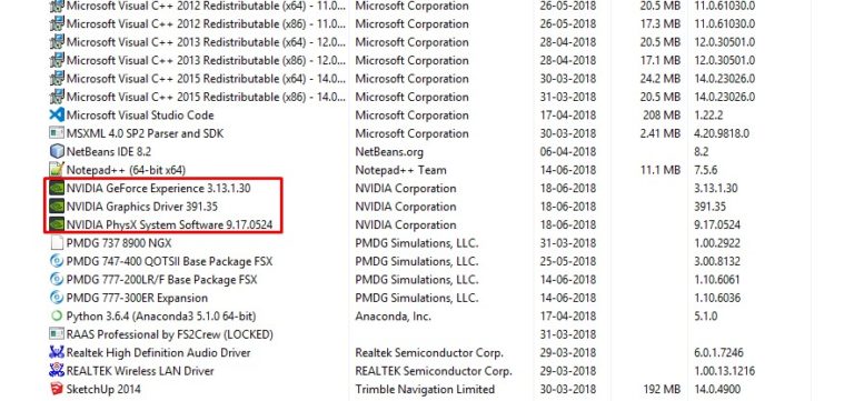 uninstall nvidia drivers windows 8.1