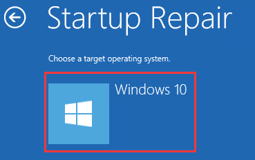 Win10 startup repair