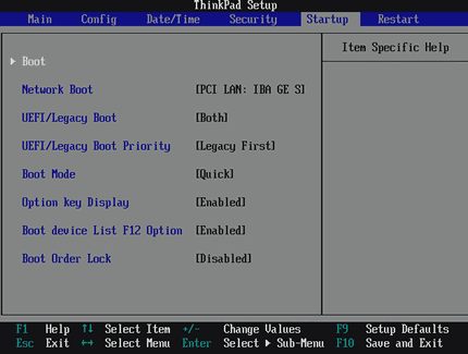 UEFI screenshot delete efi partition