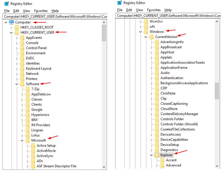 h key current user modify registry alt tab not working in Windows
