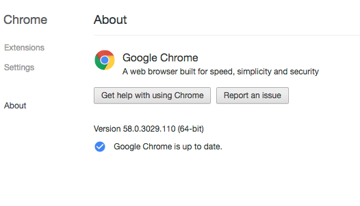 About Chrome Update Chrome err_spdy_protocol_error