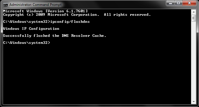 flush dns cache err_spdy_protocol_error