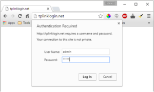 tp link login username and password forgot