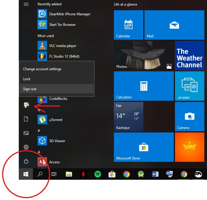 windows 10 switch between desktops