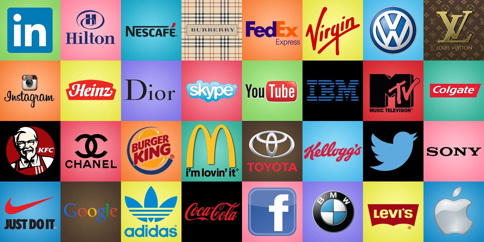 Famous Logos Brands And Their Names