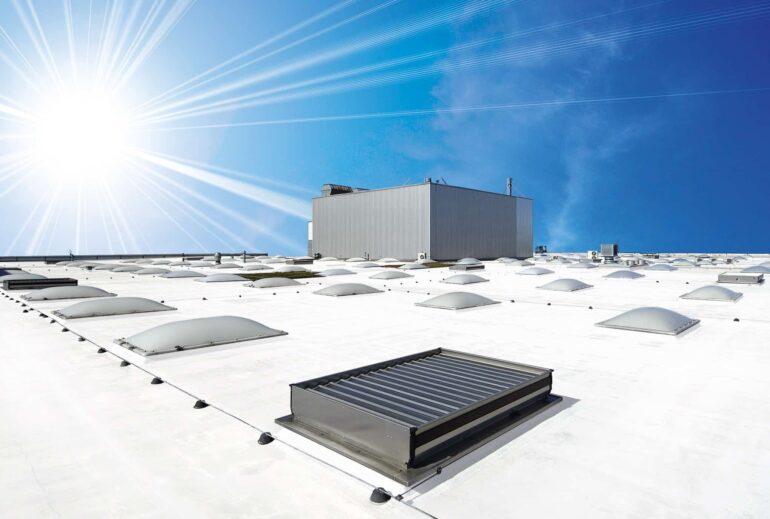 Industrial Roof Protect Against UV Radiation