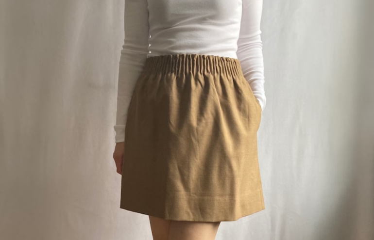 Paper Bag Waist Skirt