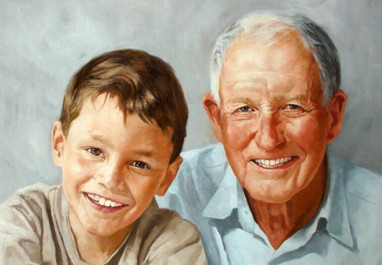 Painted Portraits of Loved Ones