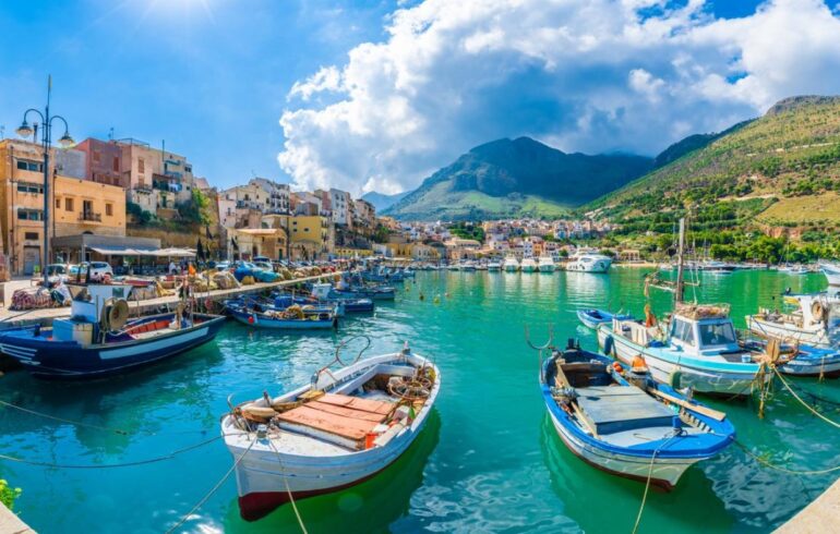 Scenic Shot of Sicily