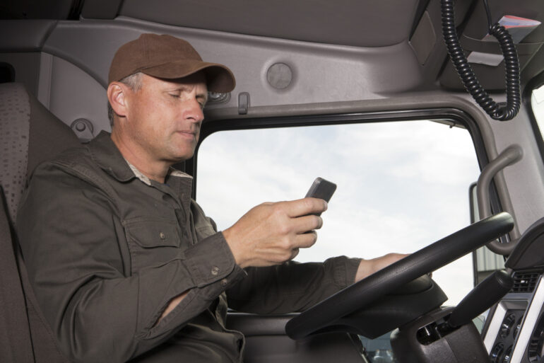 Trucker Texting