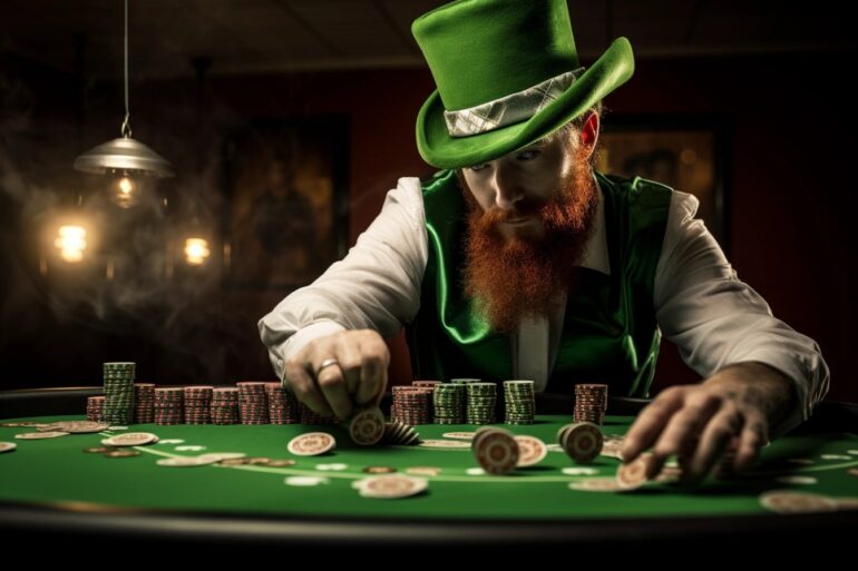 Luck and Strategy in Online Gambling